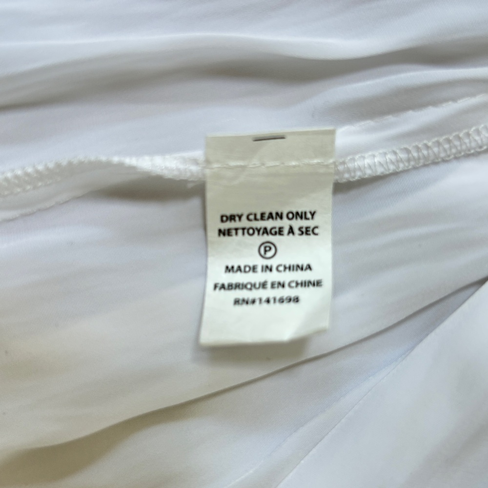 Ramy Brook Paris White Graduation Dress Bridal Rehearsal Shower XL - Picture 9 of 10